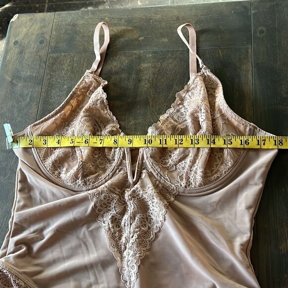 Popilush Lace Shapewear Bodysuit Tummy Control Backless V Neck Thongs Sh… - Picture 12 of 15